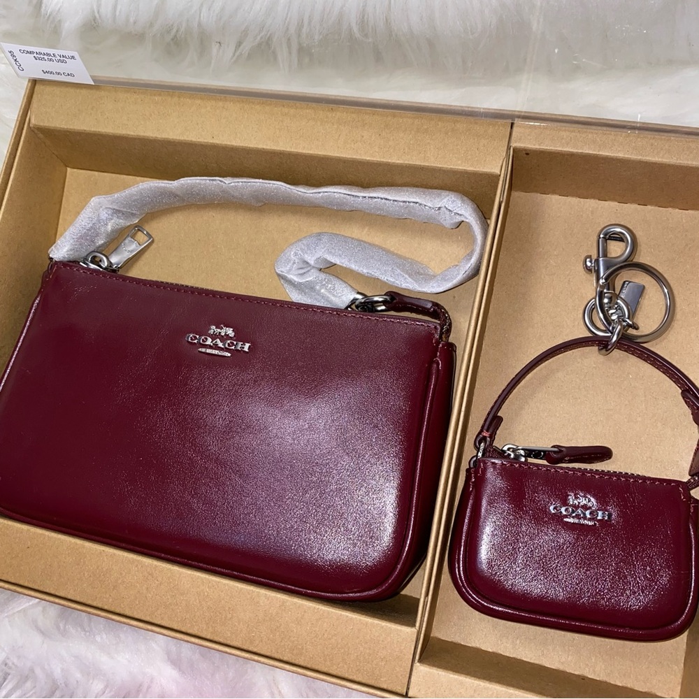 Coach Boxed Nolita 19 And Nolita Bag Charm Set New
